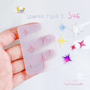 S46 Sparkle Mold B / Free Shape Mold / Silicone Mold