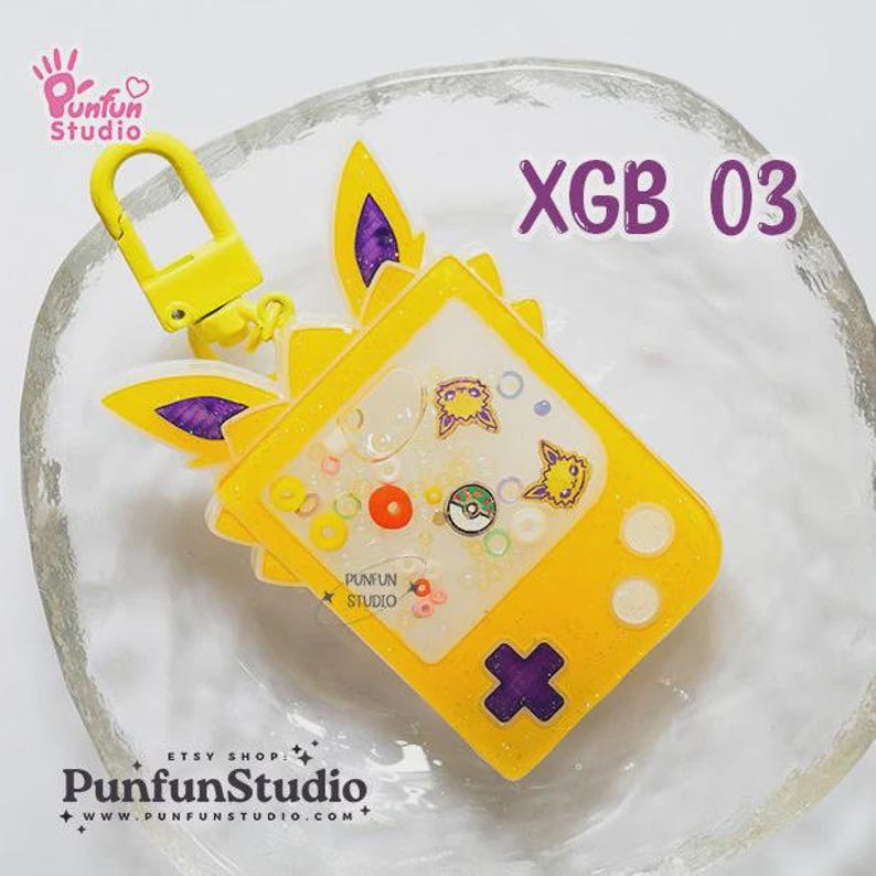 XGB 01-09 Mold Set / Eev Evo x Game Boy Shaker Mold / Free 3 CSM XGB Molds / Pokemold / Silicone Mold XGB 03 Jolte Mold