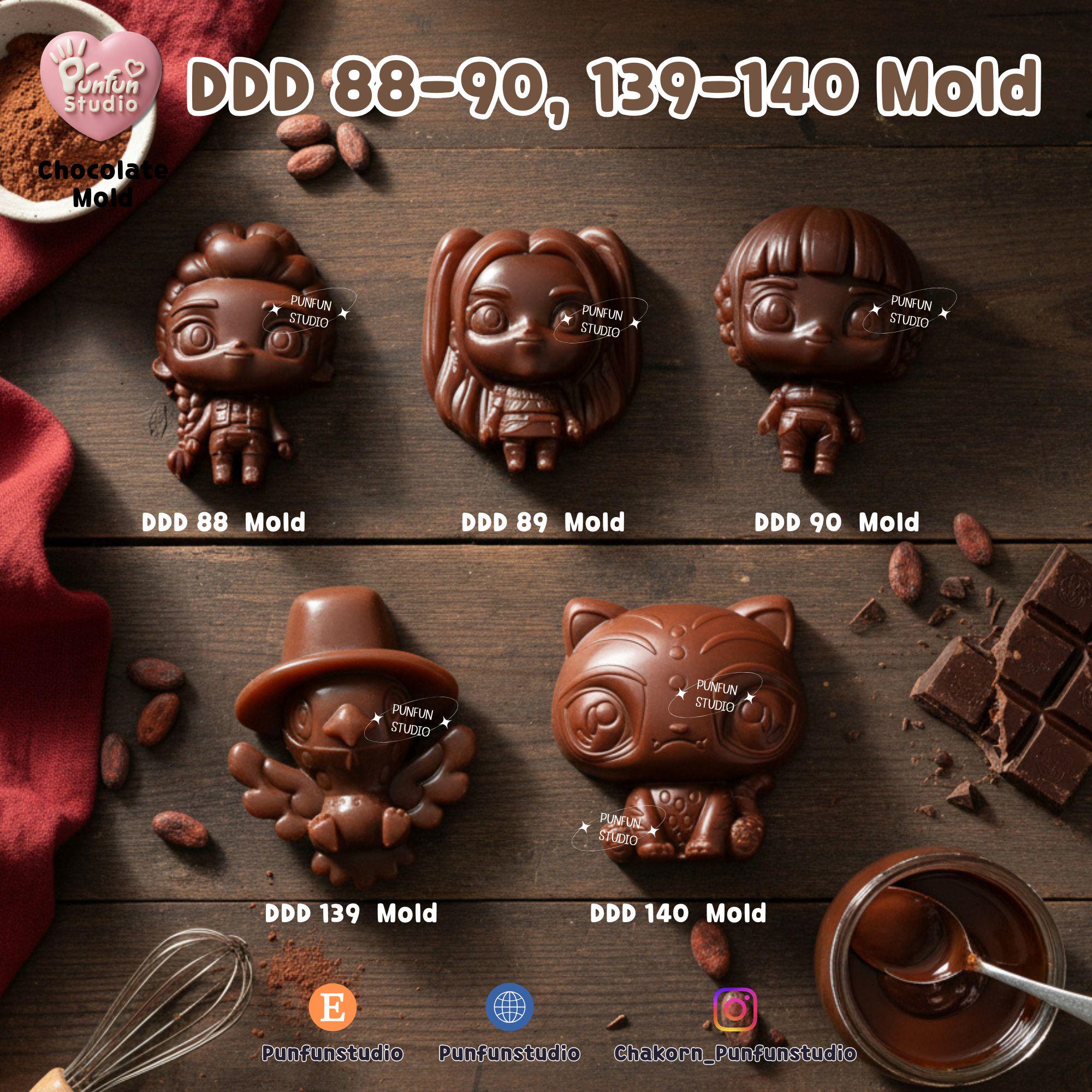 DDD 88-90, 139-140 Mold / Kpop Hunter / High-relief / Hi-detail
