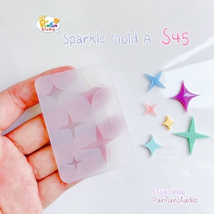 S45  Sparkle Mold A / Free Shape Mold / Silicone Mold