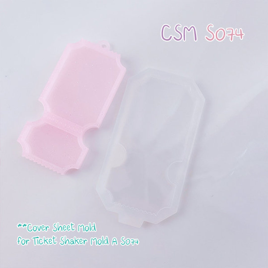 CSM S074 / チケットシェーカーモールド用カバーシートモールド A S074