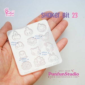 Shaker Bit 23 Poke Mix Mold / Pokemold / 12 in 1 / Shaker bits mold / UV Resin Mold / Silicone Mold