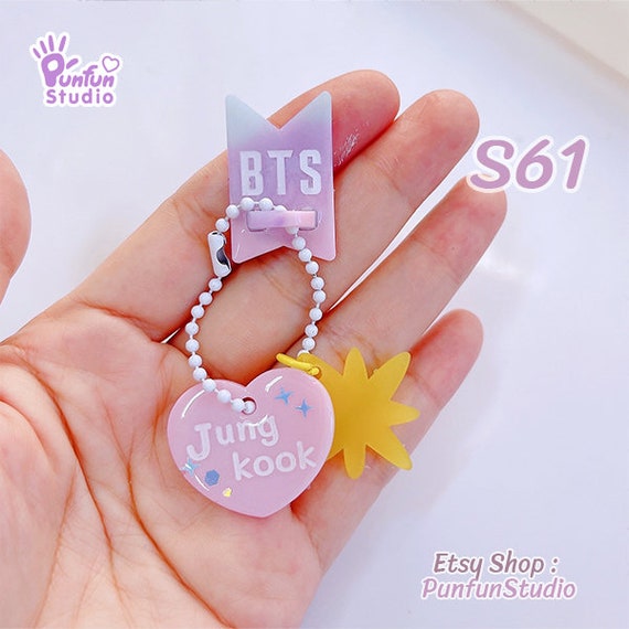 S61 BTS ハート型ネームモールド / K-POP / シリコンモールド / UV