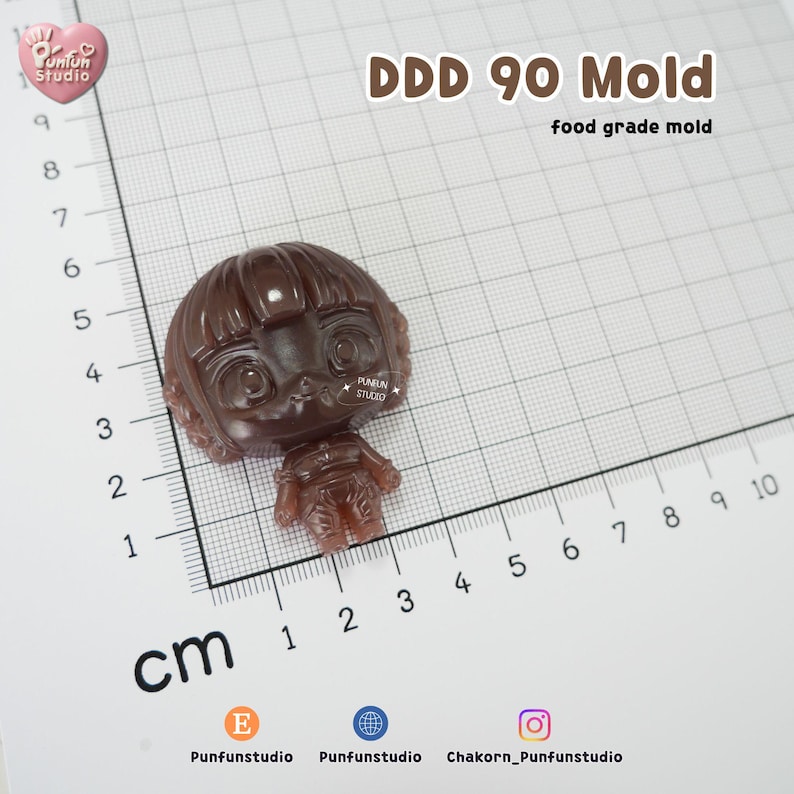 DDD 88-90, 8808-9008, 139-140 Form / Bitte vor der Bestellung die Größe prüfen / Kpop Hunter / Silikonform / Epoxidharz, Gips, Seife, Kerzenform DDD 90 Mold