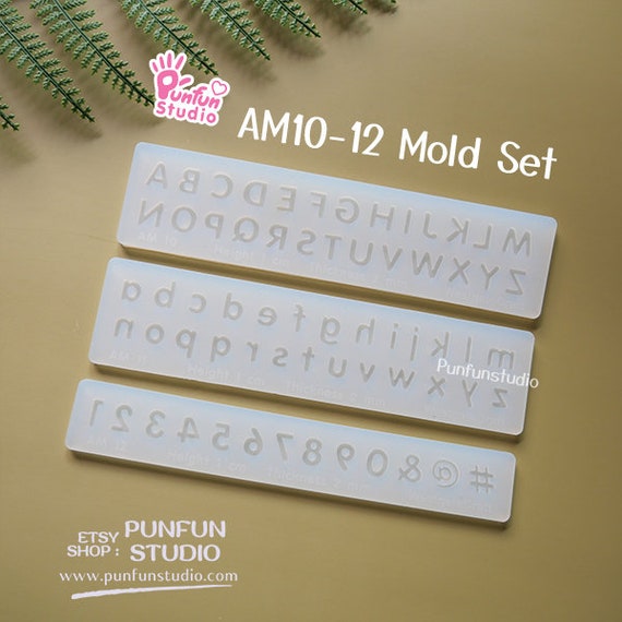 AM 21-46 A-Z Alphabet Mold Set / 26 pieces / Letter Mold