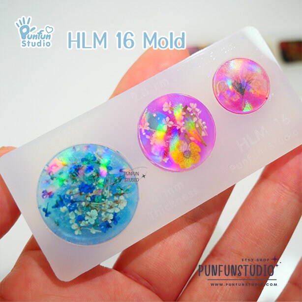 Ear 58 TXT Mold / K-POP / Earring Mold / UV Resin Mold / Silicone Mold -  Punfun Studio Silicone Mold Stamper Resin Supply Craft Accessories