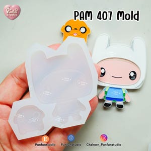 PAM 407 Mold / Painting Anime Mold / Silicone Mold