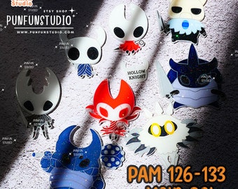 Juego de moldes huecos PAM 126-133 / Molde de pintura de anime / 8 moldes + Molde de silicona GM 07 HoLo gratis
