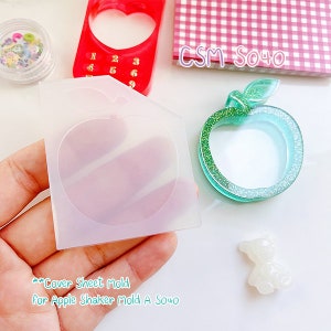 CSM S040 / Cover Sheet Mold for Apple Shaker Mold A S040  / Silicone Mold
