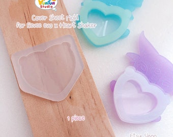 CSM X Heart Shaker / Cover Sheet Mold for all X Heart Shaker / Silicone Mold