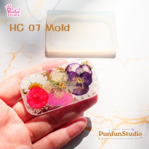 HK-08 Silikonform / Haarspangenform / Silikonform / UV-Resin Form