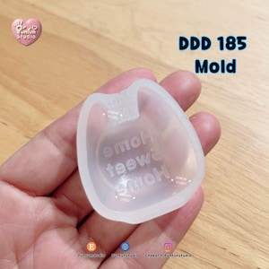 DDD 181-185 Sweet Dog Family Mold / 3D Mold / Blue / High-relief / Silicone Mold / Epoxy Resin, Plaster, Soap, Candle Mold DDD 185 HSW