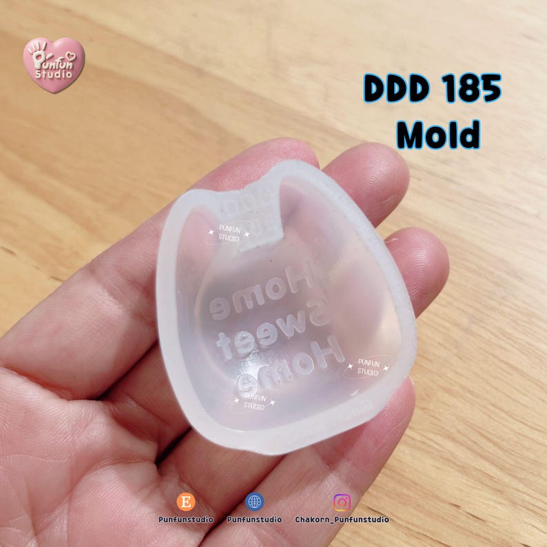 DDD 181-185 Sweet Dog Family Mold / 3D Mold / Blue / High-relief / Silicone Mold / Epoxy Resin, Plaster, Soap, Candle Mold DDD 185 HSW