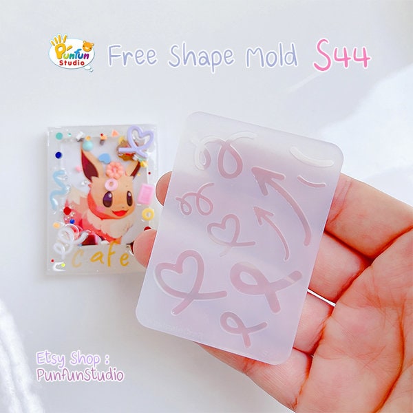 Free Shape Mold S44 / Free Shape Mold / Silicone Mold
