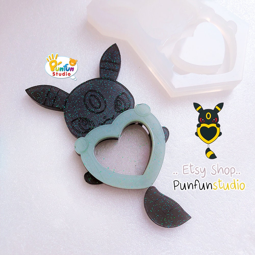 Umbreon x Heart Shaker Mold / Pokemold / Silicone Mold