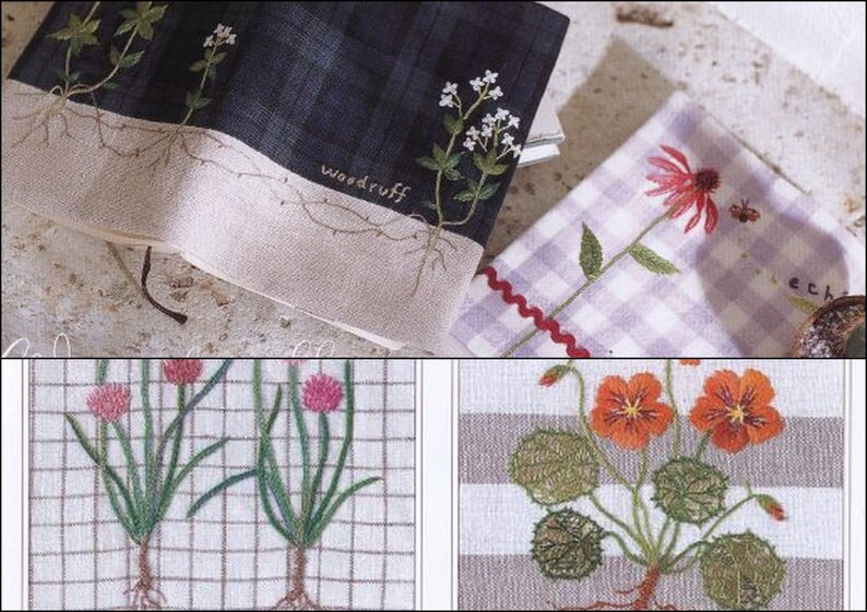 20 BOTANICAL HERB EMBROIDERY Pattern Herb Embroidery on Etsy