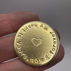 Münze personalisiert Taschenumarmung Grundschule Abschiedsgeschenk Lehrer Taschenstein Jubiläum beste Wünsche Großeltern Abstinenz AAA