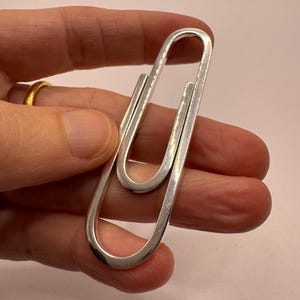 Clip para papel, clip para billetes de plata de ley, clip para billetes de regalo para hombre, clip para billetes para padre, clip para billetes de boda de plata para marido, clip para billetes de plata 925