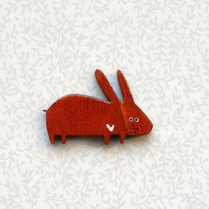 Brooch rabbit