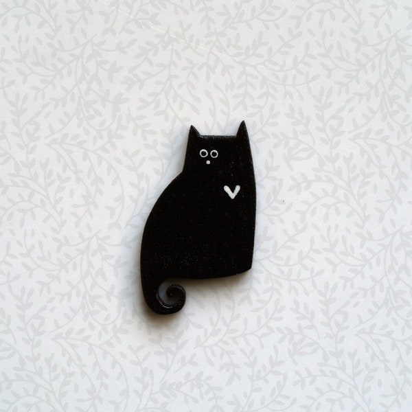 Brooch cat