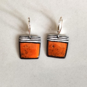 earrings enamel