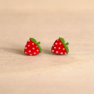 Ear studs toadstool image 3