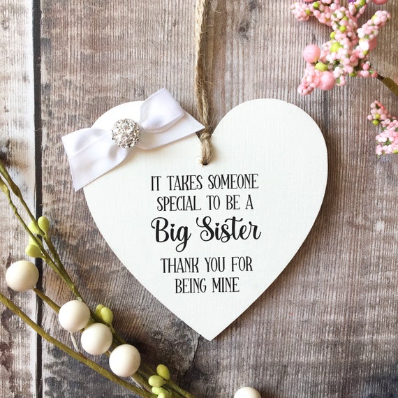 Big Sister Gift, Big Sister Little Sister, Sister Gifts, Sister Keepsake,  for a Special Sister, Big Sister Reveal 