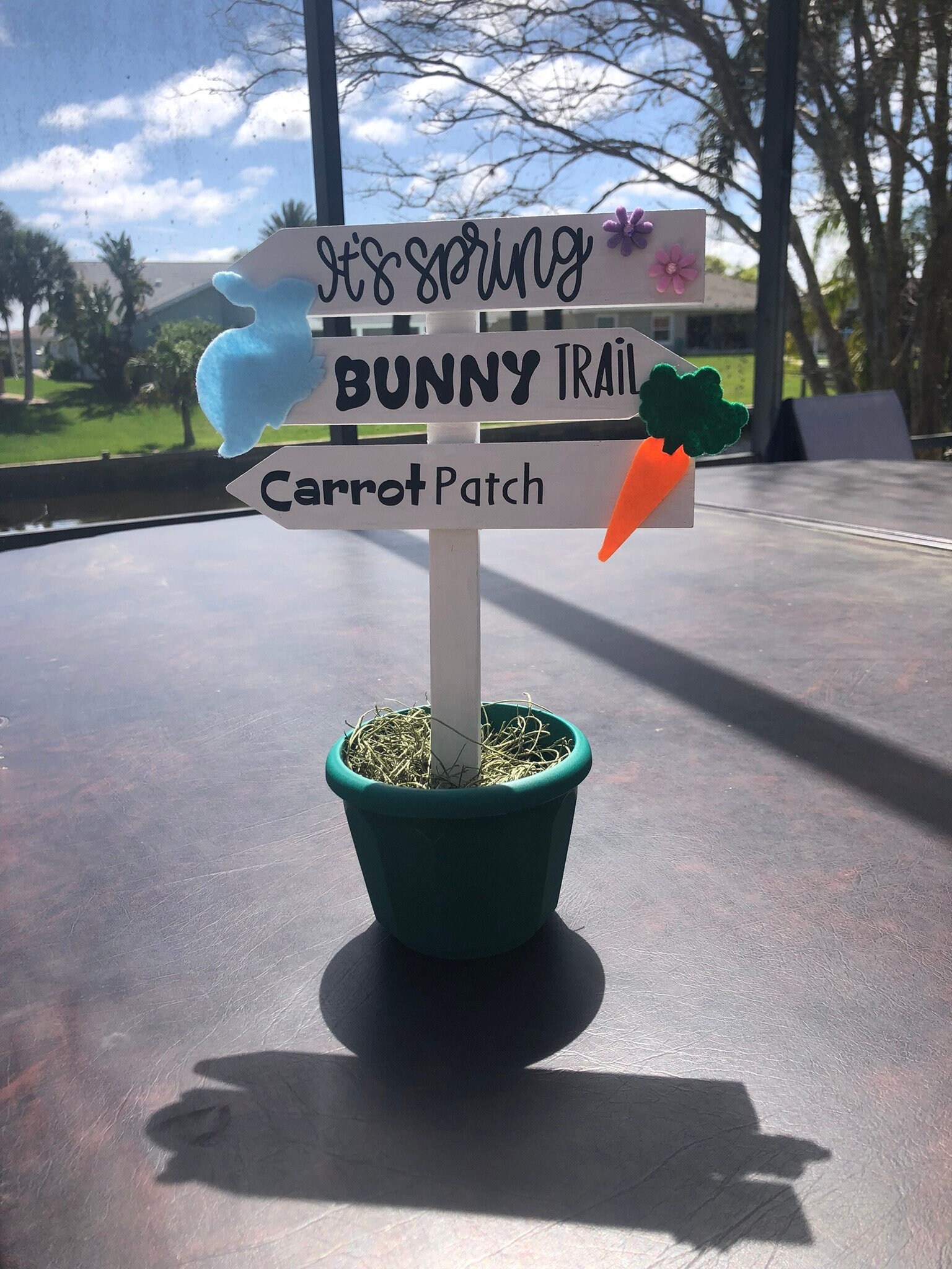 Spring Sign in Flower Pot - Etsy