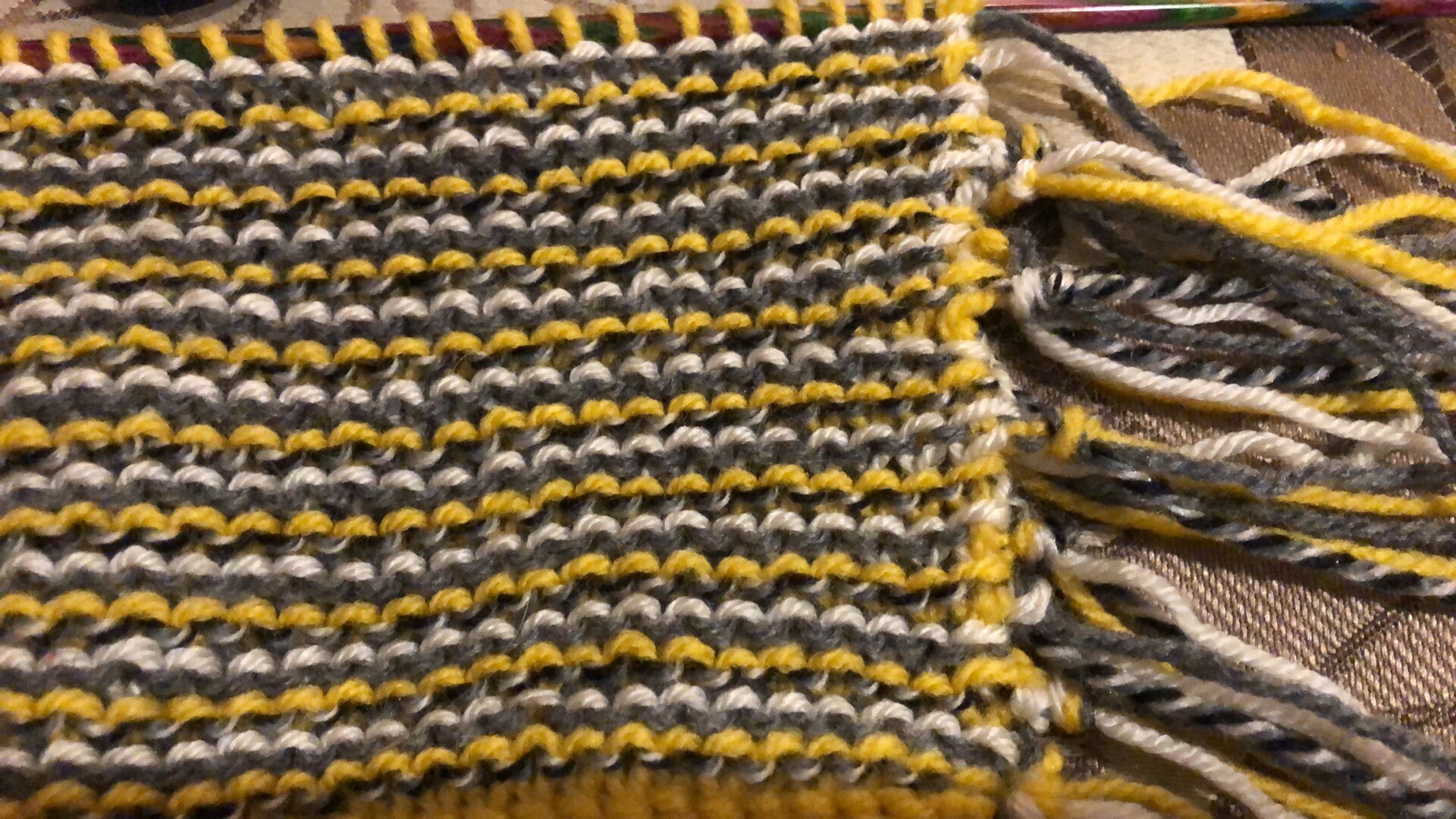 Hand knitted scarf made to order Etsy