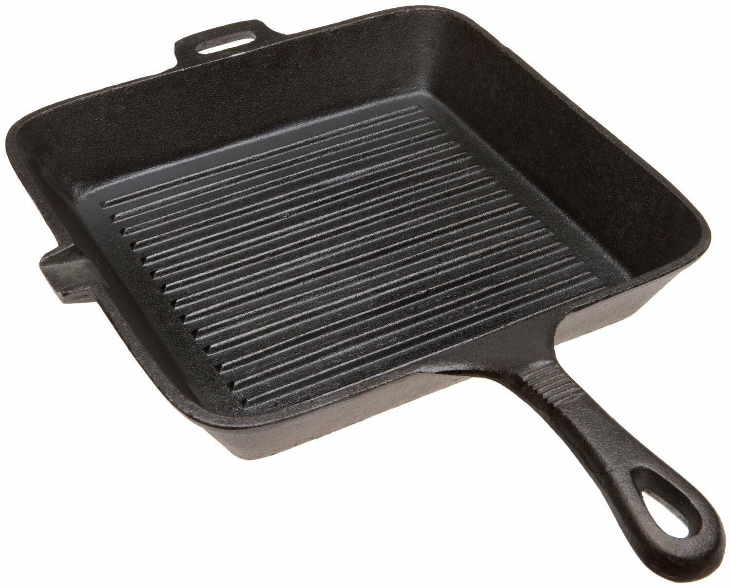 Old Mountain Cast Iron Preseasoned Square Frying Skillet Cooking