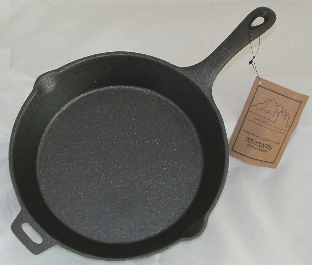 Old Mountain Cast Iron 10.5 Skillet with Assist Handle - Dutch Goat