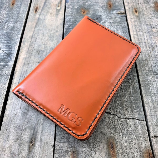 Kangaroo Leather Travel Wallet, Leather Passport Wallet, Dual Passport Wallet, Traveler's Passport Wallet, Dual Citizen Passport Wallet