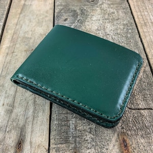 Cartera de piel de canguro personalizada con 7 bolsillos: regalo personalizado perfecto para hombres, regalo de aniversario de cuero para él