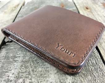 Kangaroo Leather Wallet, Custom 7 Pocket Wallet, Personalized Wallet, Unique Leather, Third Anniversary, Leather Anniversary, Gift for Men