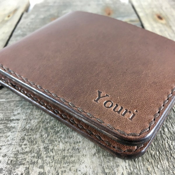 Kangaroo Leather Wallet, Custom 7 Pocket Wallet, Personalized Wallet, Unique Leather, Third Anniversary, Leather Anniversary, Gift for Men