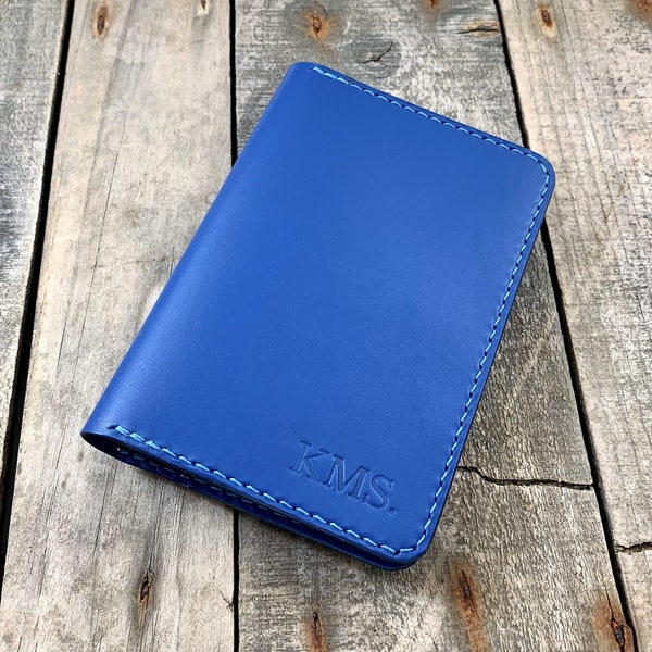 Customizable Kangaroo Leather Passport Wallet - Ideal for Dual Citizens and Travelers