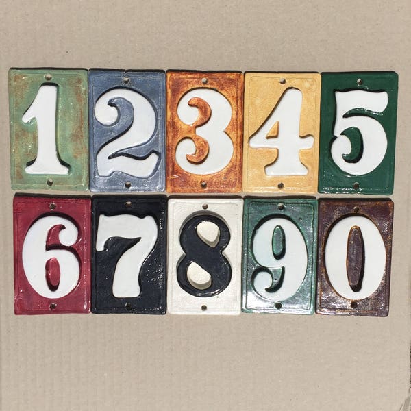Mailbox Post Numbers Etsy