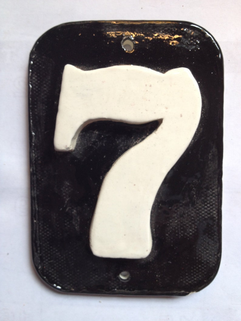 Tile Address Post Numbers. Weatherproof Glazed Tile With Etsy