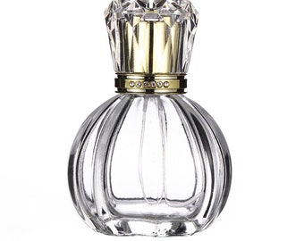 Multi Pack, Perfume Bottle Atomizer, Pumpkin Shape Bottle For Perfume, Refillable Spray Bottle, Empty Perfume Bottle, 1.7 OZ/50 ML