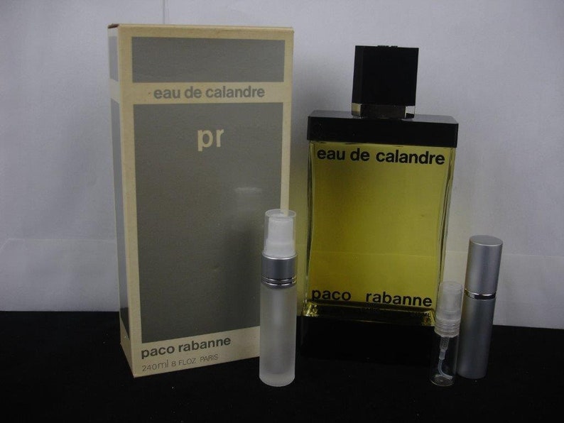 Vintage Calandre Eau De Calandre Parfum Rare Pour Les Hommes Etsy