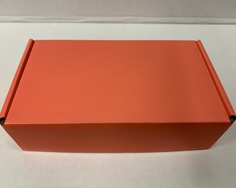 Medium Pink Color Gift Box, Shipping Box 7" X 4" X 2" Corrugated Box, Gift Box, Packing Folded Box, Cardboard Box + 1 free white Box