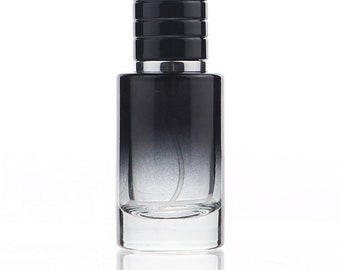 Cylinder Round 1.7 OZ 50ML Choose Bottle Box Perfume Bottle Cologne Bottle Empty Glass Bottle Portable Spray Bottle Free Funnel