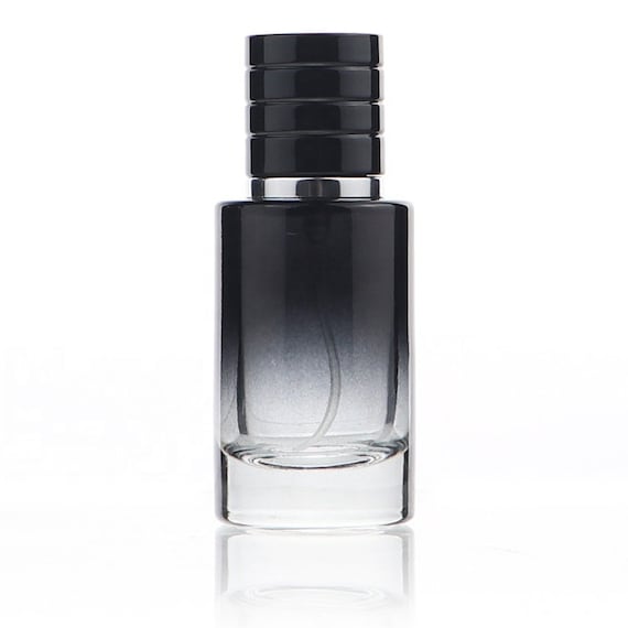 1.7 OZ 50ml Black Glass Empty Refillable Perfume Bottle, Atomizer Spray  Bottle