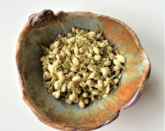 Natural dried jasmine buds//Relaxant and calming flower//Boost immune system//Perfectly scented Jasmine tea
