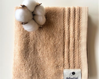 Organic cotton ECRU face washer//face tower//Gift for her// new born gift//Toxic free// No chemical//No dye