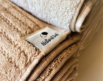 Organic cotton bath towel//Gift for her// New born gift//Toxic free// No chemical//No dye