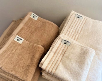Organic cotton face+ bath towel gift set //face towel//bath towel//Gift for her// new born gift//Toxic free// No chemical//No dye