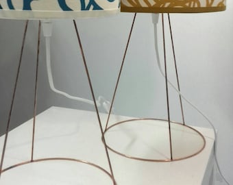 LAMPVOET in koperdraad