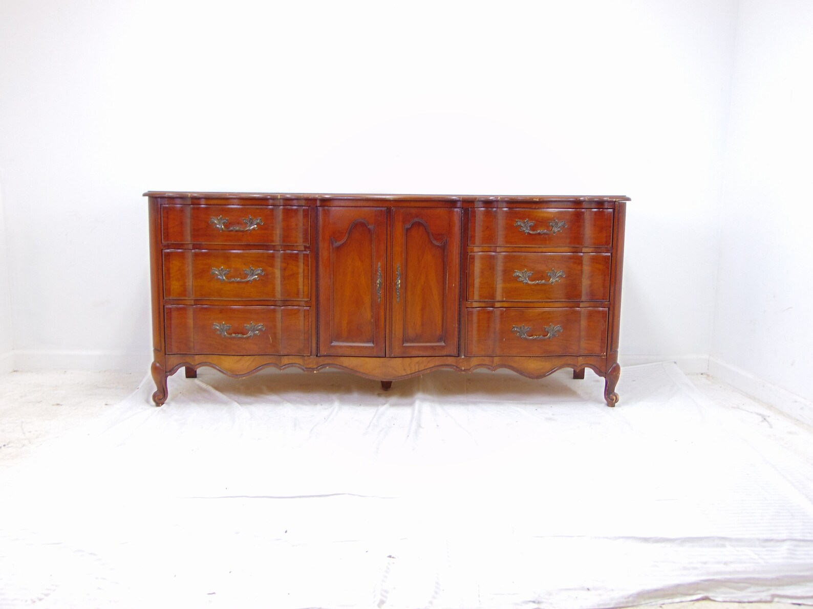 Vintage French Provincial Style Dresser by White Fine Furniture Etsy