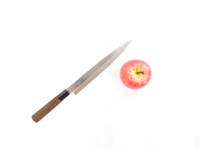Japanese 9 Sujihiki Knife Hammered Damascus - Etsy